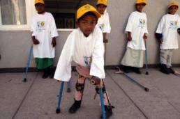 Polio victims receive assistance